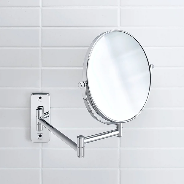 Duravit D-Code Magnifying Cosmetic Mirror 5 Duravit D-Code Magnifying Cosmetic Mirror - Image 3