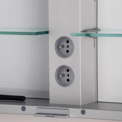 Keuco Royal Match 650mm Semi-Recessed LED Illuminated Mirror Cabinet -Bathroom Furniture 12801171331 d6 1