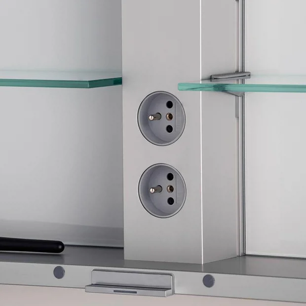 Keuco Royal Match 1000mm Semi-Recessed LED Illuminated Mirror Cabinet 8 Keuco Royal Match 1000mm Semi-Recessed LED Illuminated Mirror Cabinet - Image 6