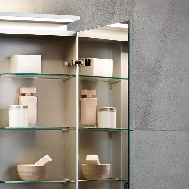 Keuco Royal L1 800mm 2-Door LED Mirror Cabinet 5 Keuco Royal L1 800mm 2-Door LED Mirror Cabinet - Image 3