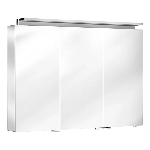 Keuco Royal L1 1300mm 3-Door LED Mirror Cabinet 4 Keuco Royal L1 1300mm 3-Door LED Mirror Cabinet - Image 2