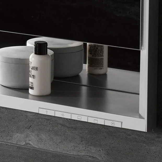 Keuco Royal Lumos 1000mm Semi-Recessed LED Illuminated Mirror Cabinet 7 Keuco Royal Lumos 1000mm Semi-Recessed LED Illuminated Mirror Cabinet - Image 5