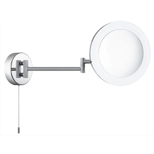 Searchlight IP44 Chrome Illuminated Adjustable Bathroom Mirror 3 Searchlight IP44 Chrome Illuminated Adjustable Bathroom Mirror
