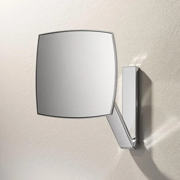 Keuco ILook Move Square Non-Illuminated Cosmetic Mirror - Chrome 4 Keuco ILook Move Square Non-Illuminated Cosmetic Mirror - Chrome - Image 2