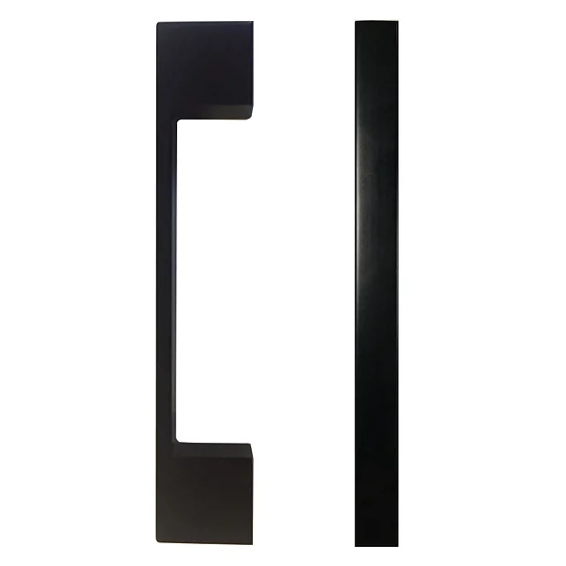 2 X Modern D Type Matt Black Additional Handles - L150mm (128mm Centres) 5 2 X Modern D Type Matt Black Additional Handles - L150mm (128mm Centres) - Image 3
