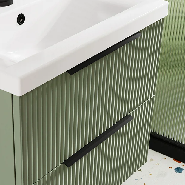 2 X Venice Matt Black Medium Pull Handles 300mm 5 2 X Venice Matt Black Medium Pull Handles 300mm - Image 3