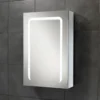 HIB Stratus 50 LED Demisting Aluminium Mirror Cabinet