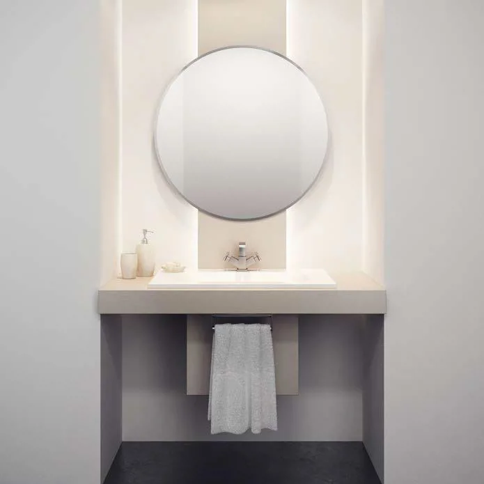 HIB Rondo Circular Bathroom Mirror 4 HIB Rondo Circular Bathroom Mirror - Image 2