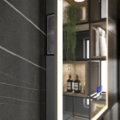 HIB Globe Plus 80 Bluetooth LED Illuminated Mirror -Bathroom Furniture 78721000 d2