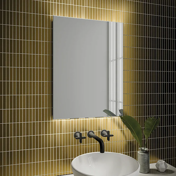 HIB Aura 60 LED Ambient Rectangular Mirror 4 HIB Aura 60 LED Ambient Rectangular Mirror - Image 2