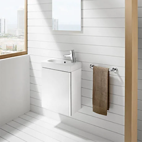 Roca Mini 450m Wall Hung Vanity Unit - Gloss White 5 Roca Mini 450m Wall Hung Vanity Unit - Gloss White - Image 3
