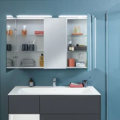 Villeroy & Boch Villeroy And Boch H746 X W1007mm My View One LED Illuminated Mirror Cabinet -Bathroom Furniture a441g300 d1