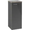 Villeroy & Boch Villeroy And Boch Avento Crystal Grey Wall Hung Side Cabinet