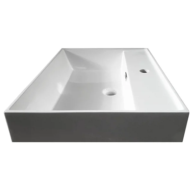 Arezzo Countertop Basin Unit - Gloss White With Black Frame - 1000mm Inc. Basin 5 Arezzo Countertop Basin Unit - Gloss White With Black Frame - 1000mm Inc. Basin - Image 3