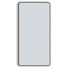 Arezzo Matt Black Framed Bathroom Mirror - 1400 X 700mm -Bathroom Furniture az147cvmb d3
