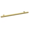 1 X Arezzo Industrial Style Knurled 'T' Bar Brushed Brass Handle (192mm Centres) 2 1 X Arezzo Industrial Style Knurled 'T' Bar Brushed Brass Handle (192mm Centres) -Bathroom Furniture az32l