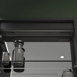 Arezzo 500 X 700mm Recessed LED Illuminated Bathroom Mirror Cabinet With Shaver Socket & Anti-Fog