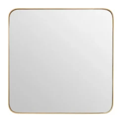 Arezzo Medium 400 X 400 Gold Frame Square Wall Mirror 7 Arezzo Medium 400 X 400 Gold Frame Square Wall Mirror -Bathroom Furniture azm842 d1