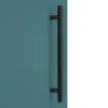 Arezzo Wall Hung Tall Storage Cabinet - Matt Teal Green - With Industrial Style Matt Black Handle 1 Arezzo Wall Hung Tall Storage Cabinet - Matt Teal Green - With Industrial Style Matt Black Handle -Bathroom Furniture aztg14whcbkis d1