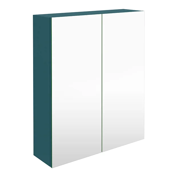Arezzo 600 Matt Green 2-Door Mirror Cabinet 3 Arezzo 600 Matt Green 2-Door Mirror Cabinet