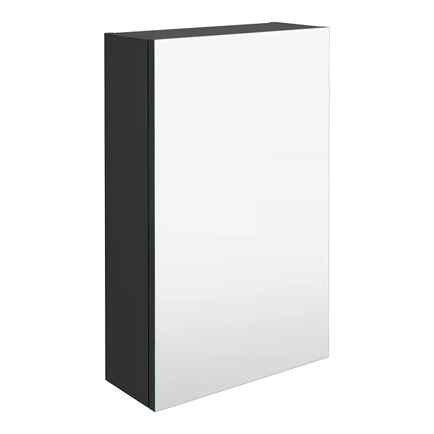 Brooklyn 450mm Gloss Grey Bathroom Mirror Unit 4 Brooklyn 450mm Gloss Grey Bathroom Mirror Unit - Image 2
