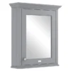 Bayswater Plummett Grey 600mm Mirror Wall Cabinet 2 Bayswater Plummett Grey 600mm Mirror Wall Cabinet -Bathroom Furniture bayf128 l
