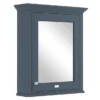 Bayswater Stiffkey Blue 600mm Mirror Wall Cabinet