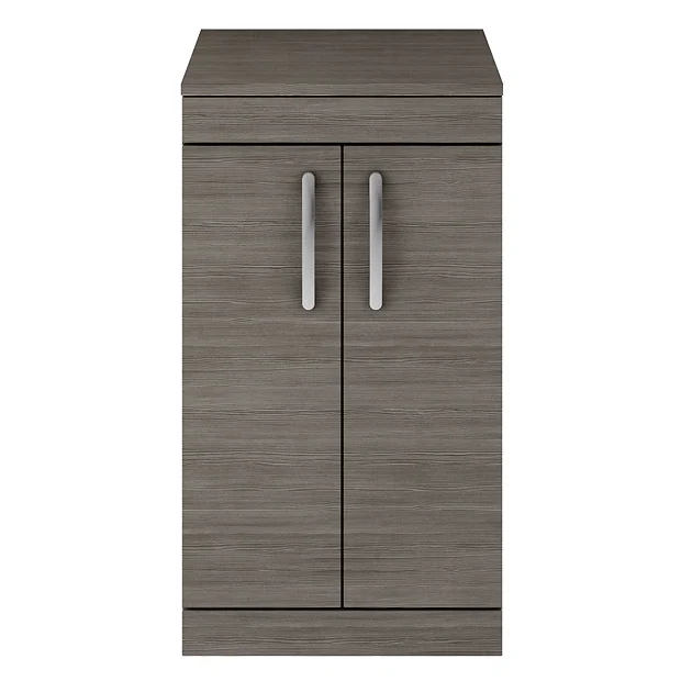 Brooklyn Floor Standing Countertop Vanity Unit - Grey Avola - 505mm With Chrome Handles 6 Brooklyn Floor Standing Countertop Vanity Unit - Grey Avola - 505mm With Chrome Handles - Image 4