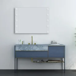 Arezzo Bulb 800 X 600mm LED Illuminated Mirror With Motion Sensor + Anti-Fog 12 Arezzo Bulb 800 X 600mm LED Illuminated Mirror With Motion Sensor + Anti-Fog -Bathroom Furniture bm005 d3