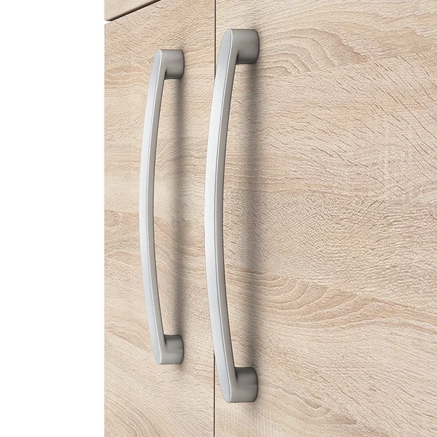 Brooklyn 1205mm Natural Oak Wall Hung 4 Door Double Basin Vanity Unit 3 Brooklyn 1205mm Natural Oak Wall Hung 4 Door Double Basin Vanity Unit