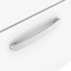 Brooklyn 1205mm Gloss White Wall Hung 2 Drawer Double Basin Vanity Unit