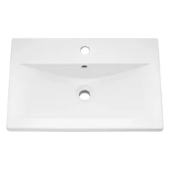 Brooklyn Wall Hung Vanity - Gloss White - 500mm Wide 1-Drawer Inc. Matt Black Handle 7 Brooklyn Wall Hung Vanity - Gloss White - 500mm Wide 1-Drawer Inc. Matt Black Handle -Bathroom Furniture bwhsd5whtmbd1