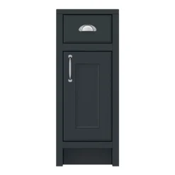 Chatsworth Graphite Cupboard Unit 300mm Wide X 435mm Deep 7 Chatsworth Graphite Cupboard Unit 300mm Wide X 435mm Deep -Bathroom Furniture c300blk n d1
