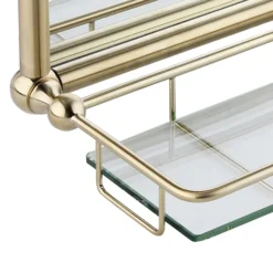Chatsworth Traditional 700 X 490mm Arched Mirror With Glass Shelf - Brushed Brass 9 Chatsworth Traditional 700 X 490mm Arched Mirror With Glass Shelf - Brushed Brass -Bathroom Furniture chtbbms d1