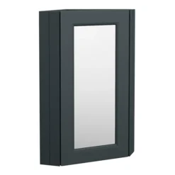 Chatsworth Corner Mirror Cabinet Graphite