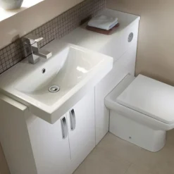 Tavistock Courier 600mm Semi-Countertop Unit & Basin - Gloss White 9 Tavistock Courier 600mm Semi-Countertop Unit & Basin - Gloss White -Bathroom Furniture cr600gw d1n