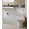 Tavistock Courier 600mm Back To Wall Unit - Gloss White -Bathroom Furniture cr6btww d1