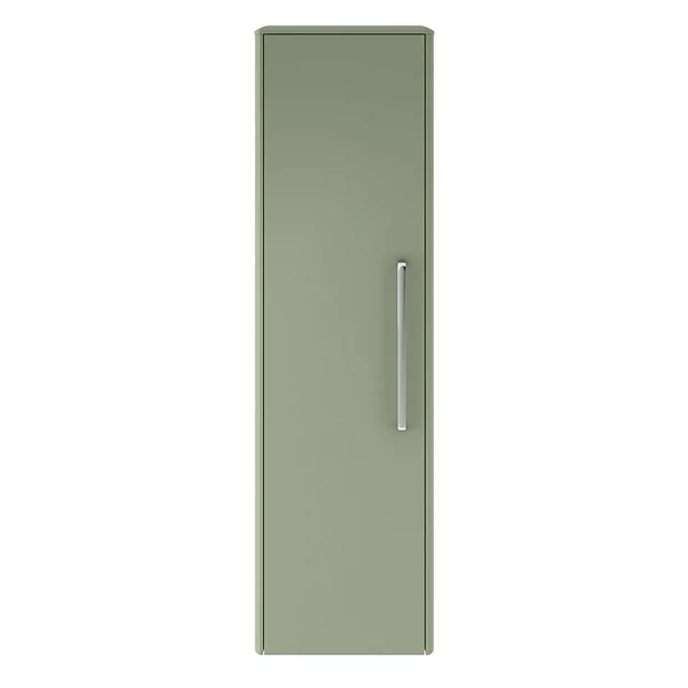 Hudson Reed Solar 350mm Wall Hung Tall Unit - Matt Fern Green 3 Hudson Reed Solar 350mm Wall Hung Tall Unit - Matt Fern Green