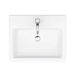 Chatsworth Traditional White 560mm 2 Drawer Wall Hung Vanity -Bathroom Furniture cwh560wht2dnd5