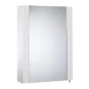 Tavistock Detail Single Door Mirror Cabinet - Gloss White -Bathroom Furniture de47w l