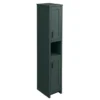 Chatsworth Traditional Green Tall Cabinet With Matt Black Handles 2 Chatsworth Traditional Green Tall Cabinet With Matt Black Handles -Bathroom Furniture grndantbmb l