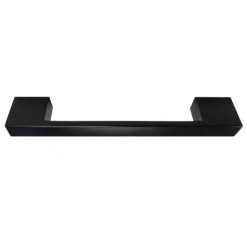 Bathroom Furniture 30 1 X Modern D Type Matt Black Additional Handle - L150mm (128mm Centres)