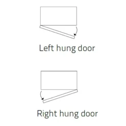 Miller - Traditional 1903 Arched Mirror Cabinet -Bathroom Furniture hinged ln 3