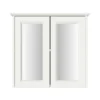 Heritage Caversham Double Door Mirror Wall Cabinet - Chantilly