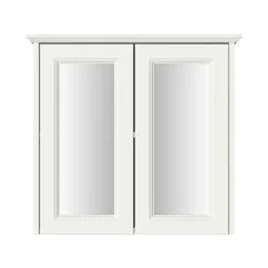 Heritage Caversham Double Door Mirror Wall Cabinet - Chantilly