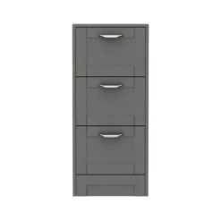 Keswick Grey 350mm Traditional 3 Drawer Storage Unit 7 Keswick Grey 350mm Traditional 3 Drawer Storage Unit -Bathroom Furniture kesgry3d d3