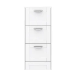 Keswick White 350mm Traditional 3 Drawer Storage Unit 7 Keswick White 350mm Traditional 3 Drawer Storage Unit -Bathroom Furniture keswht3d d1