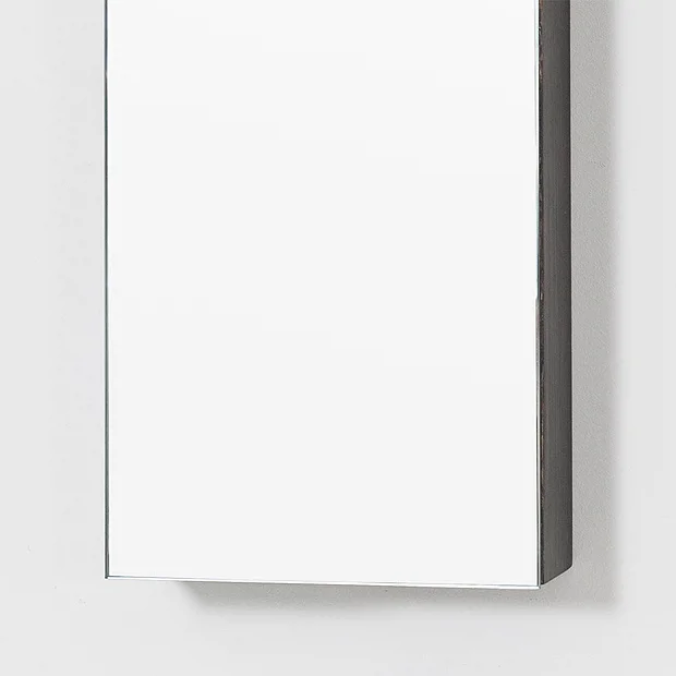 800mm Slimline Mirror Cabinet Dark Oak 7 800mm Slimline Mirror Cabinet Dark Oak - Image 5