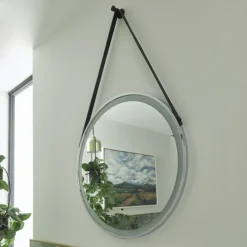 Heritage Amberley Chrome 590mm Illuminated Circular Mirror With Demister Pad