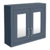 Chatsworth 690mm Blue 2-Door Mirror Cabinet 2 Chatsworth 690mm Blue 2-Door Mirror Cabinet -Bathroom Furniture mcabblu n d3